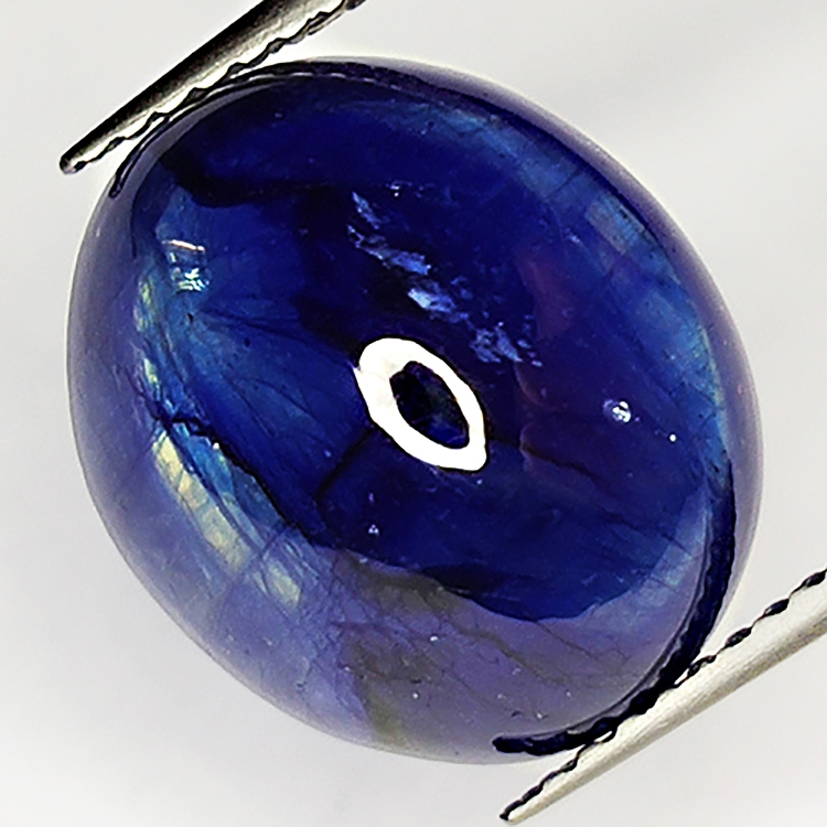 11.73ct Zaffiro Blu cabochon ovale 13.7x11.6mm