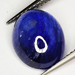 5.80ct Blauer Saphir cabochon oval 11.4x9.0mm