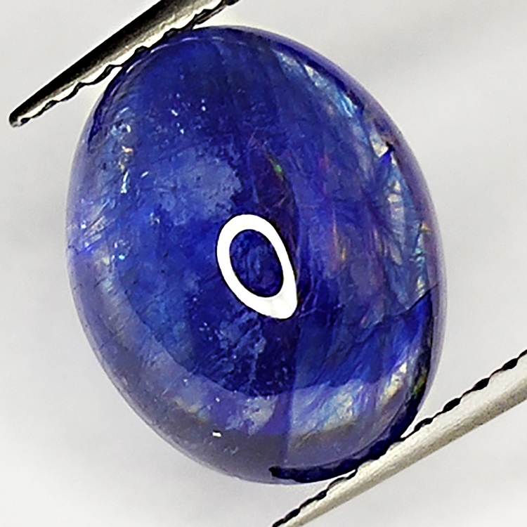 5.80ct Blauer Saphir cabochon oval 11.4x9.0mm