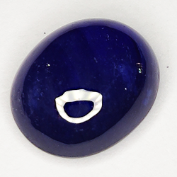 7.22ct Blue Sapphire cabochon oval 11.7x10.0mm