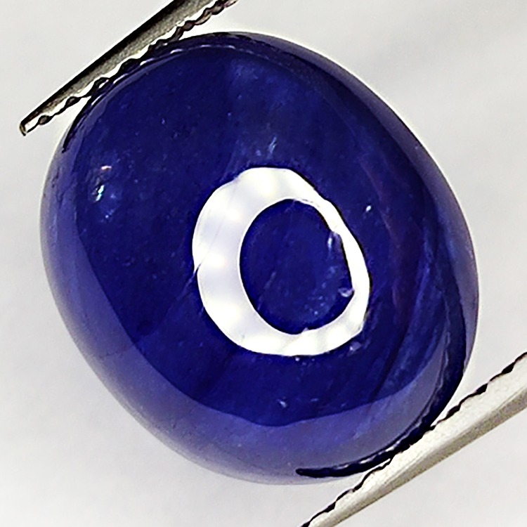 7.22ct Zaffiro Blu cabochon ovale 11.7x10.0mm