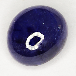 8.84ct Blauer Saphir cabochon oval 11.3x9.9mm