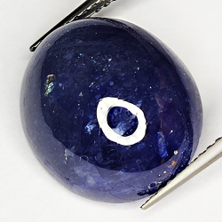 15.55ct Zaffiro Blu cabochon ovale 15.3x13.3mm