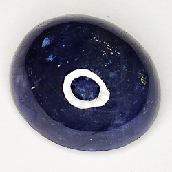 15.55ct Bleu Saphir cabochon ovale 15.3x13.3mm