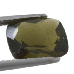 2.25ct Moldavite Cushion Cut