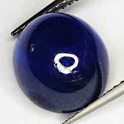 8.92ct Blauer Saphir cabochon oval 10.7x9.7mm