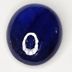 5.92ct Blauer Saphir cabochon oval 11.5x9.4mm