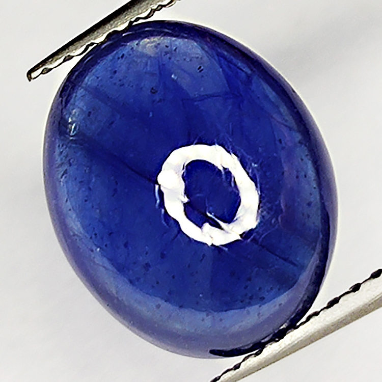 5.92ct Blue Sapphire cabochon oval 11.5x9.4mm