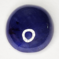 7.57ct Blauer Saphir cabochon oval 12.1x11.1mm