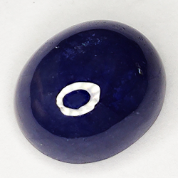 9.00ct Blauer Saphir cabochon oval 11.5x9.9mm