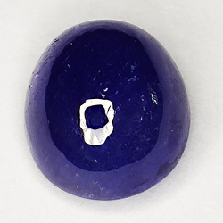 9.45ct Blauer Saphir cabochon oval 11.6x10.1mm