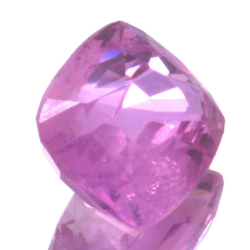 Saphir rose 1,24 ct taille ovale 6,40x5,33 mm