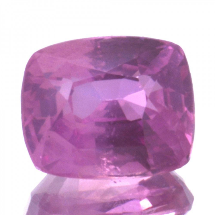 Saphir rose 1,24 ct taille ovale 6,40x5,33 mm