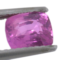 Zaffiro rosa a taglio ovale da 1,24 ct, 6,40 x 5,33 mm