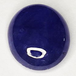 6.46ct Zafiro Azul cabujón oval 12.2x10.2mm