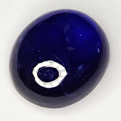 7.45ct Blauer Saphir cabochon oval 11.3x9.9mm