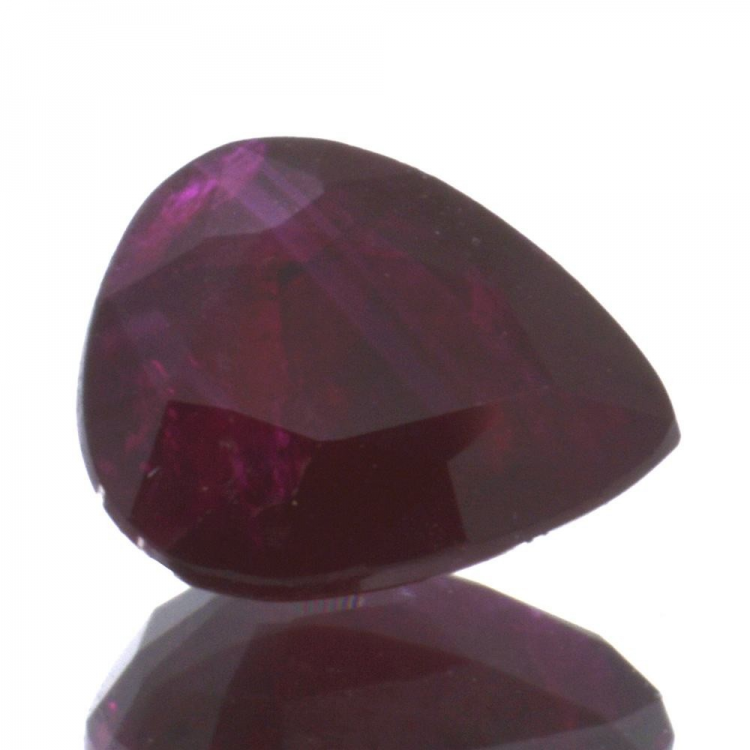 1,39ct Ruby Pear Cut