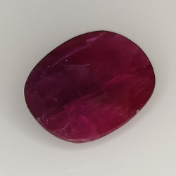 4.16ct Ruby oval cut 12.0x9.0mm