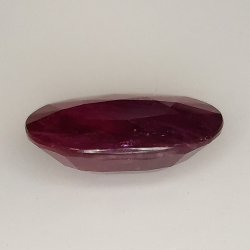 4.16ct Ruby oval cut 12.0x9.0mm