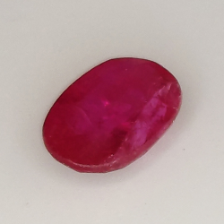 1.28ct Rubin ovalschliff 8.1x5.4mm