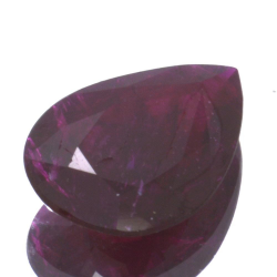 1,61ct Ruby Pear Cut