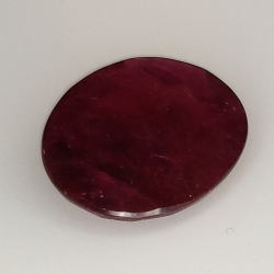 4.06ct Ruby oval cut 11.6x9.7mm