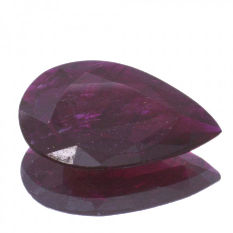 1,61ct Ruby Pear Cut