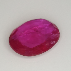 2.60ct Ruby oval cut 10.3x8.8mm