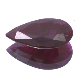 1,61ct Ruby Pear Cut