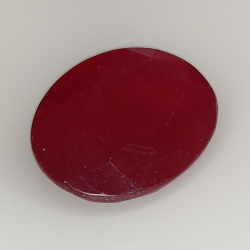 14.56ct Ruby oval cut 17.3x13.1mm