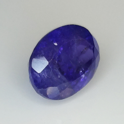 4.44ct Tanzanite taglio ovale 10.5x7.8mm