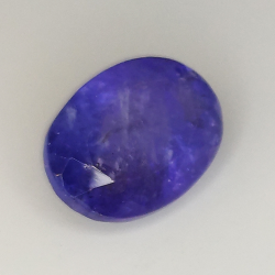 3.05ct Tanzanite coupe ovale 10.5x7.6mm