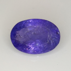 3.05ct Tanzanite coupe ovale 10.5x7.6mm