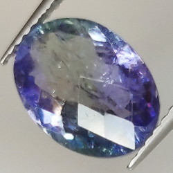 2.97ct Tanzanite coupe ovale 10.5x8.0mm