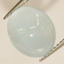 2,71 ct Aquamarin Katzenauge Cabochon geschnitten 10,03 x 8,67 x 4,58 mm