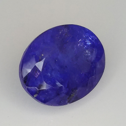 3.71ct Tanzanite taglio ovale 10.5x8.2mm