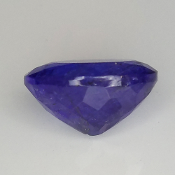 3.71ct Tanzanite coupe ovale 10.5x8.2mm