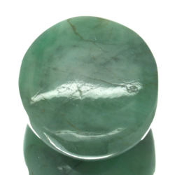 19.15ct Emerald in Cabochon Oval Cut 18.63x15.94mm