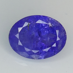 2.70ct Tanzanite oval cut 10.0x7.7mm