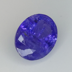 2.70ct Tanzanite taglio ovale 10.0x7.7mm