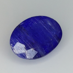 4.74ct Tanzanite coupe ovale 13.1x9.3mm