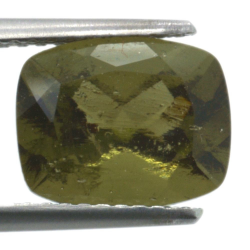 2,53ct Moldavite Cushion Cut