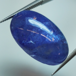 25.67ct Tanzanita cabujón oval 22.7x14.2mm