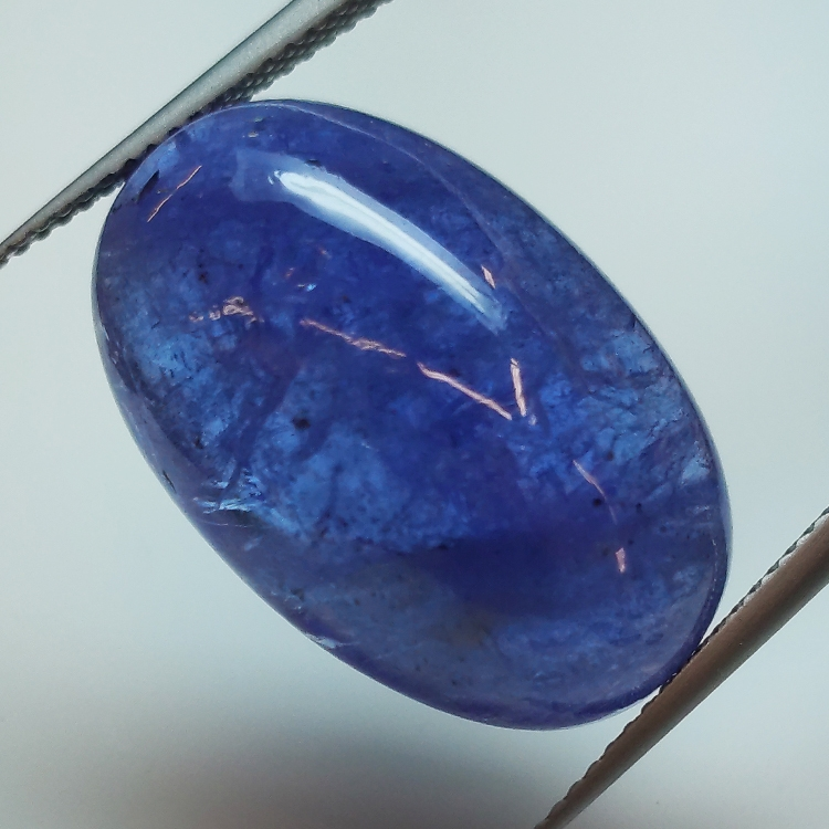 25.67ct Tanzanite cabochon ovale 22.7x14.2mm