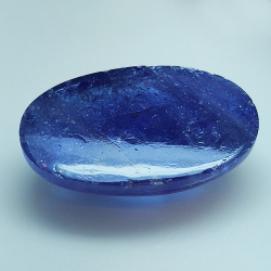 25.67ct Tanzanite cabochon oval 22.7x14.2mm