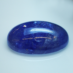 25.67ct Tanzanite cabochon oval 22.7x14.2mm