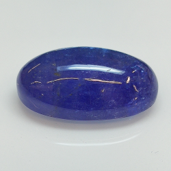 25.82ct Tanzanite cabochon oval 22.9x13.6mm