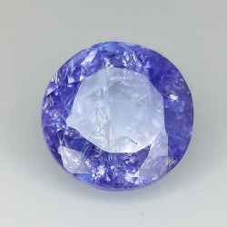 4.60ct Tanzanite coupe ronde 10.1x10.0mm