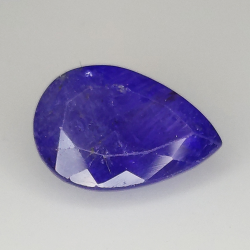 3.91ct Tanzanite coupe poire 11.6x8.1mm