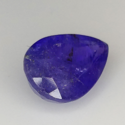 3.91ct Tanzanite pear cut 11.6x8.1mm